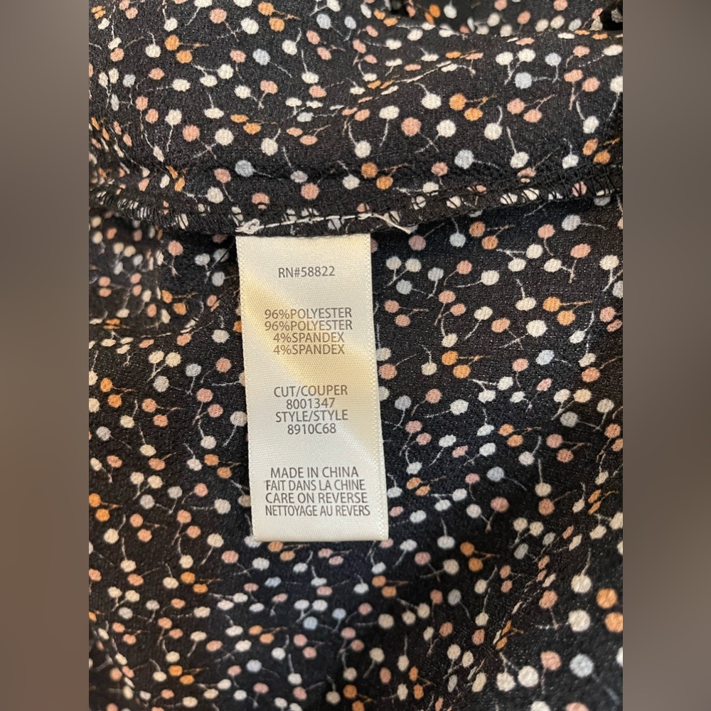Max Studio Black Floral Maxi Dress - Picture 6 of 7